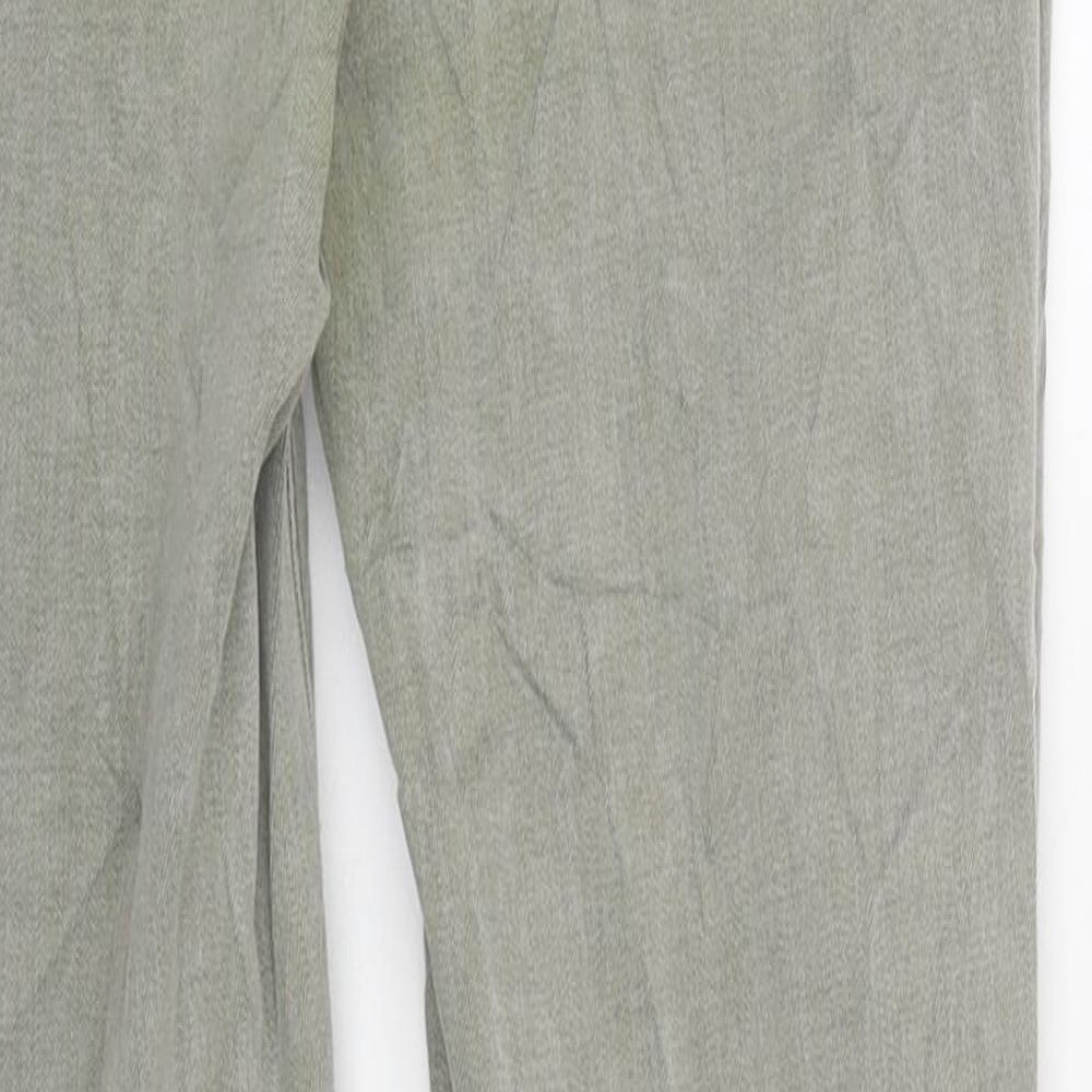 New Look Womens Green 100% Cotton Skinny Jeans Size 10 L31 in Slim Zip