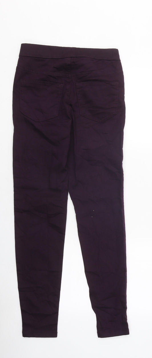 Womens UK Size 6 Marks and Spencer Regular Fit Jegging Purple Jeans