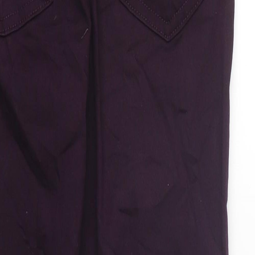 Womens UK Size 6 Marks and Spencer Regular Fit Jegging Purple Jeans