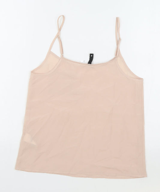 Womens UK Size 8 H&M Pink Camisole Tank