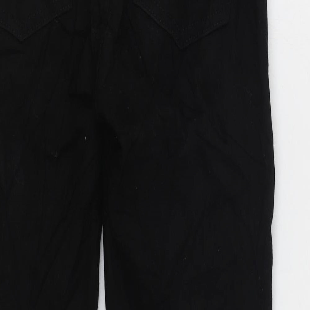 Womens UK Size 8 Preworn Regular Fit Skinny Black Jeans