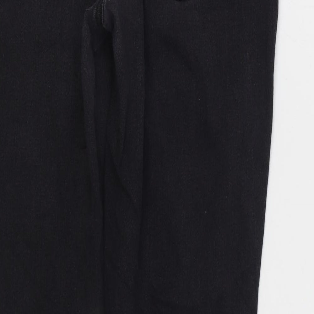 Ann Taylor Womens Black Cotton Skinny Jeans Size 32 in L29 in Regular Zip