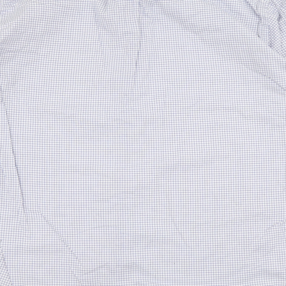 Baileys Mens Blue Check Cotton Button-Up Size XL Collared Button