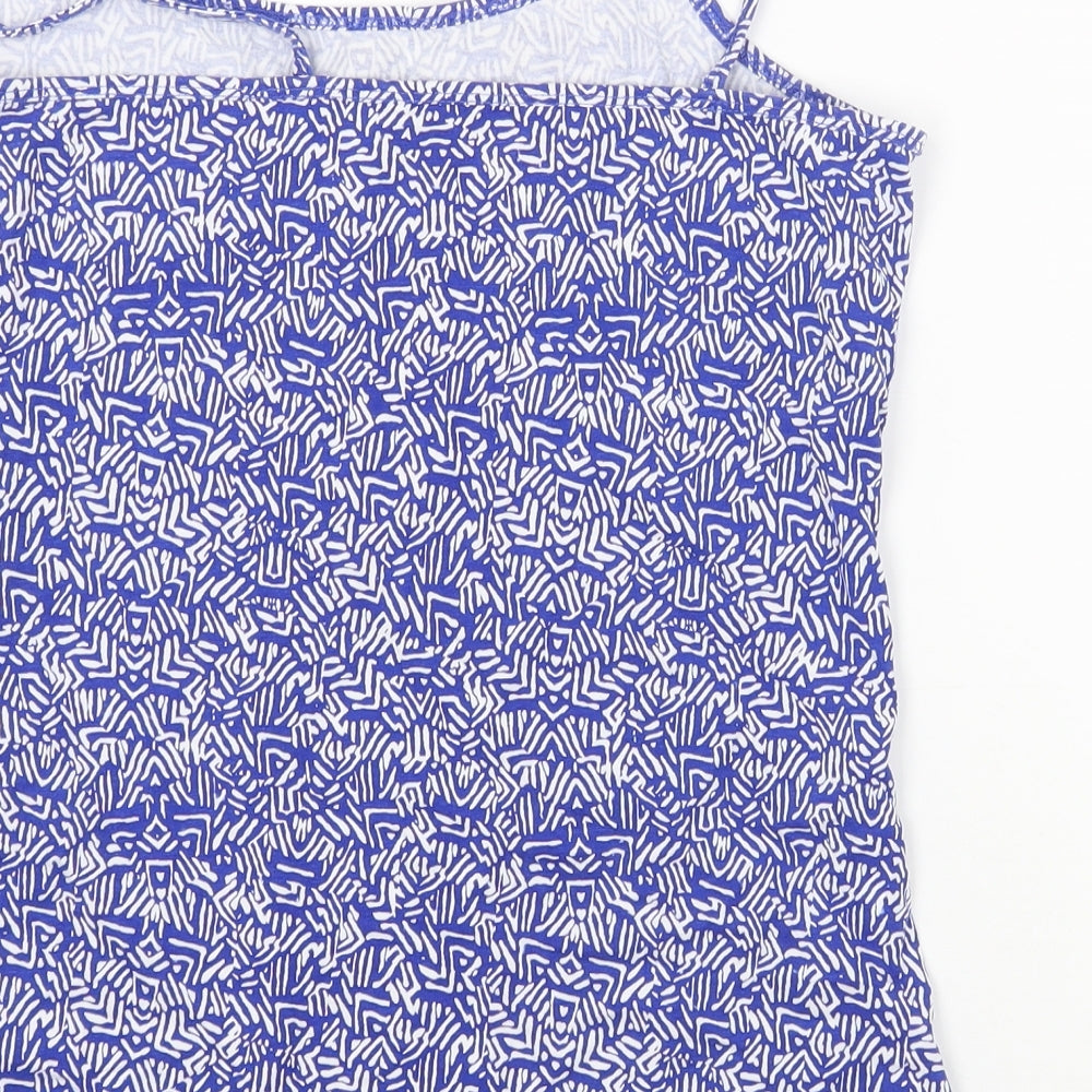Womens UK Size 12 NEXT Blue Basic T-Shirt