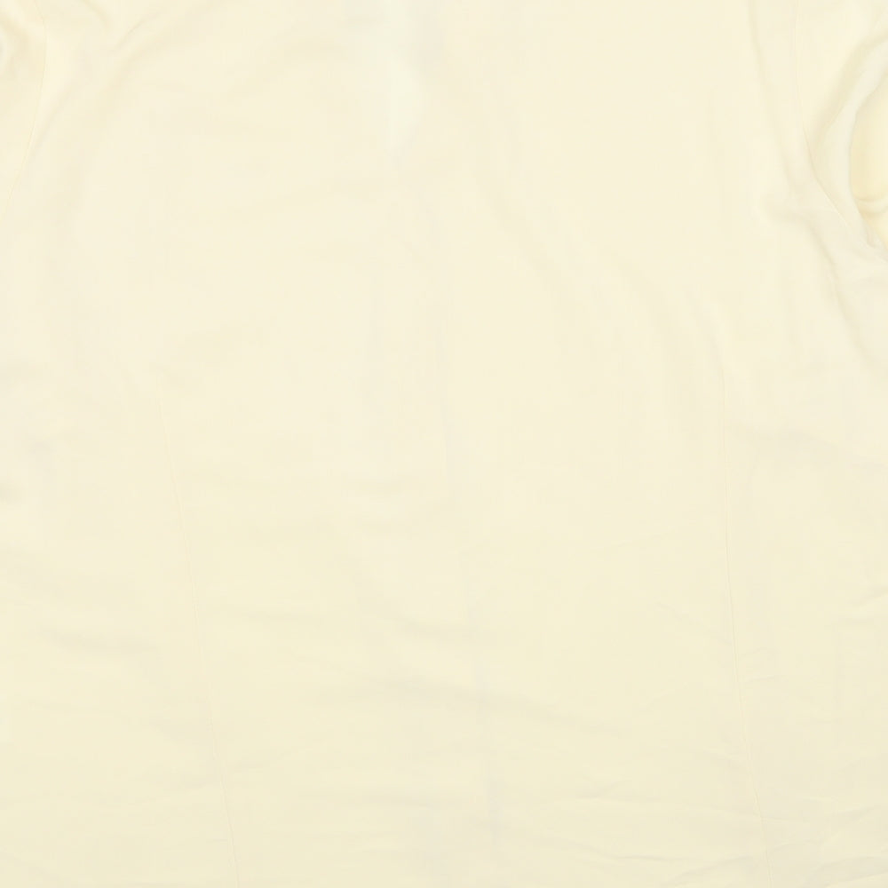 Womens UK Size 20 Classic Beige Basic Button-Up