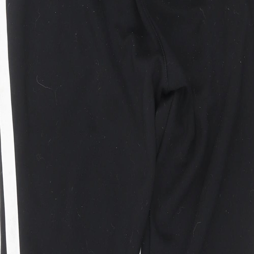 Nike Mens Black Polyester Jogger Trousers Size 26 in L24 in Regular Drawstring - Nike Air