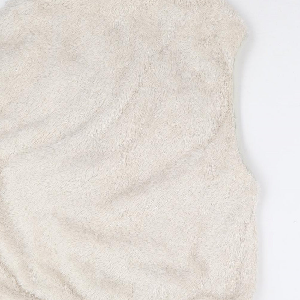 Womens UK Size XS H&M Beige Vest Jumper