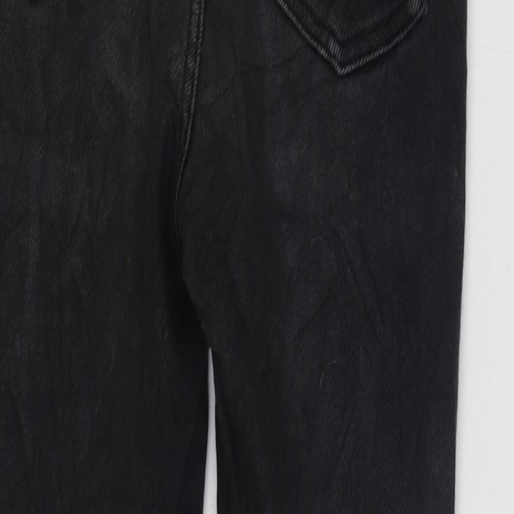 New Look Womens Black Cotton Skinny Jeans Size 10 L24 in Regular Zip