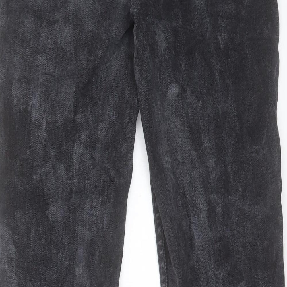 Womens UK Size 8 Marks and Spencer Regular Fit Straight Black Jeans