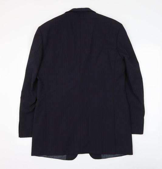 Mens UK Size 40 Marks and Spencer Regular Blue Suit Jacket