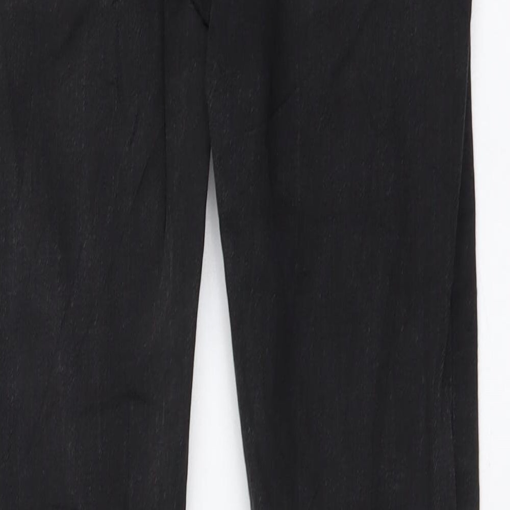 Zara Womens Grey Cotton Mom Jeans Size S L27 in Regular Button