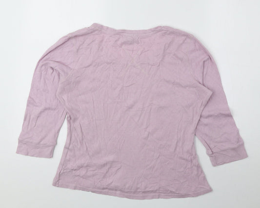 Womens UK Size 14 NEXT Pink Basic Blouse