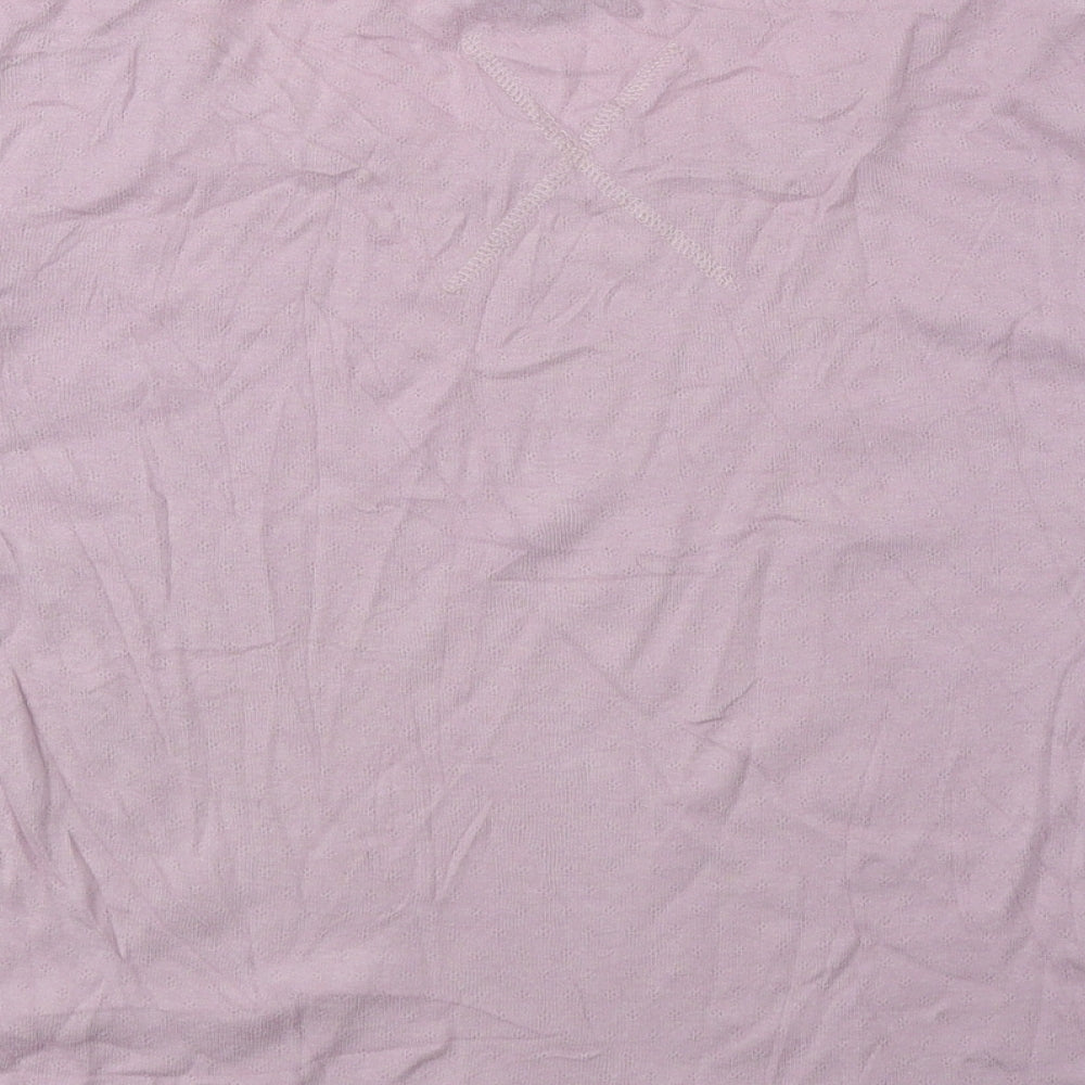 Womens UK Size 14 NEXT Pink Basic Blouse