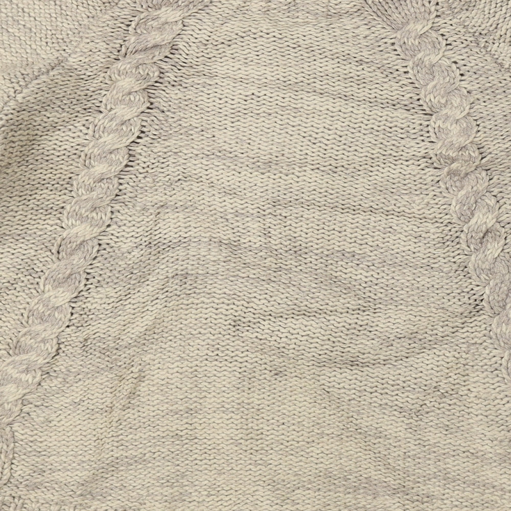 Womens UK Size 12 Papaya Beige Pullover Jumper
