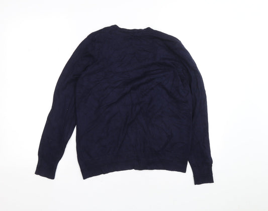 Womens UK Size 12 M&Co Blue Cardigan Jumper