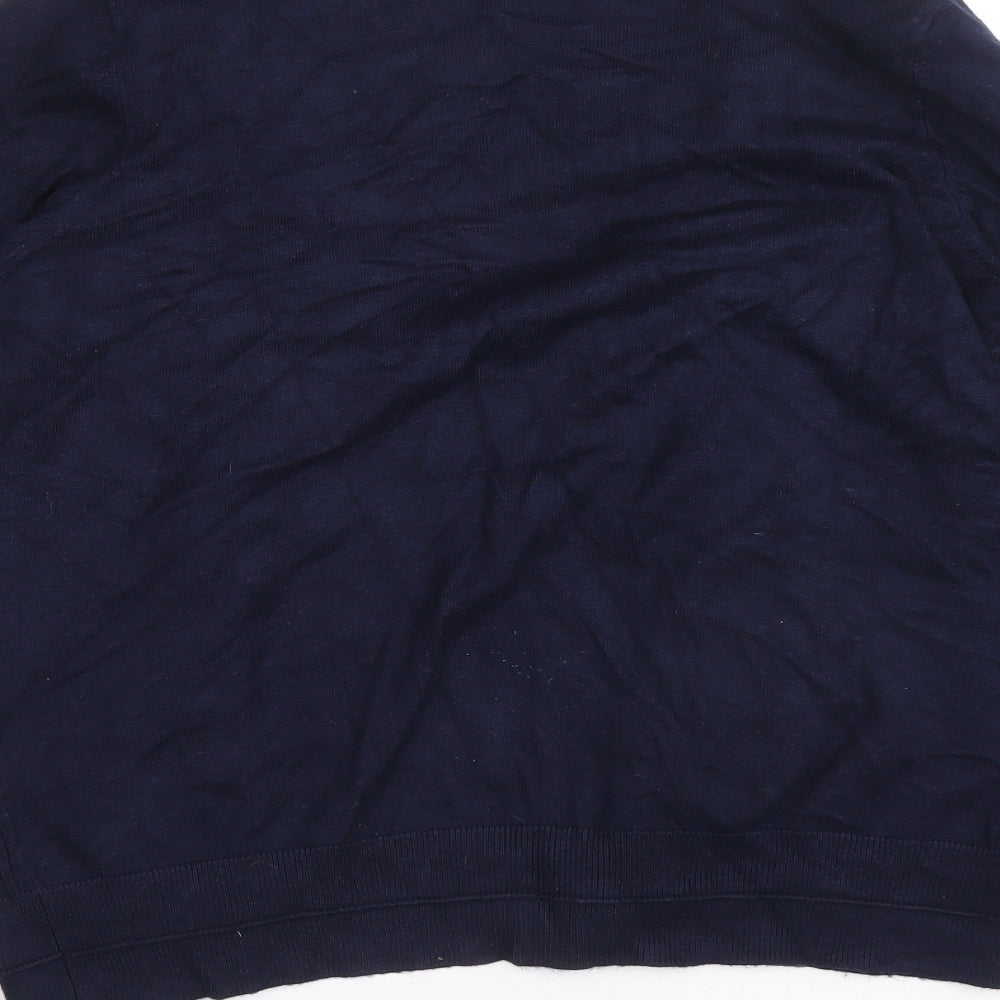 Womens UK Size 12 M&Co Blue Cardigan Jumper