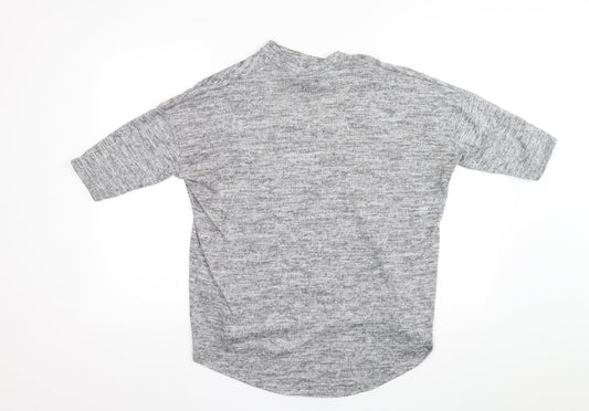 Womens UK Size 12 New Look Grey Pullover Jumper