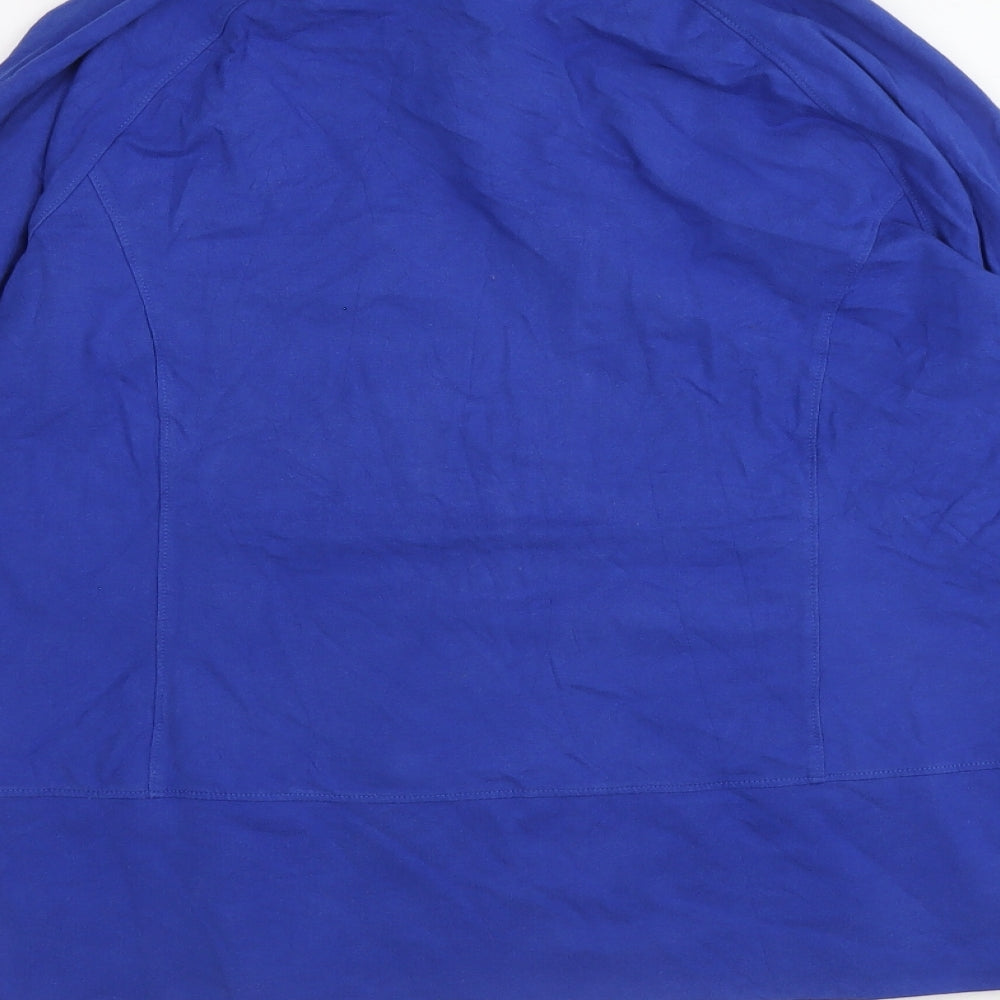 Mens UK Size L Gap Blue Full Zip Sweatshirt