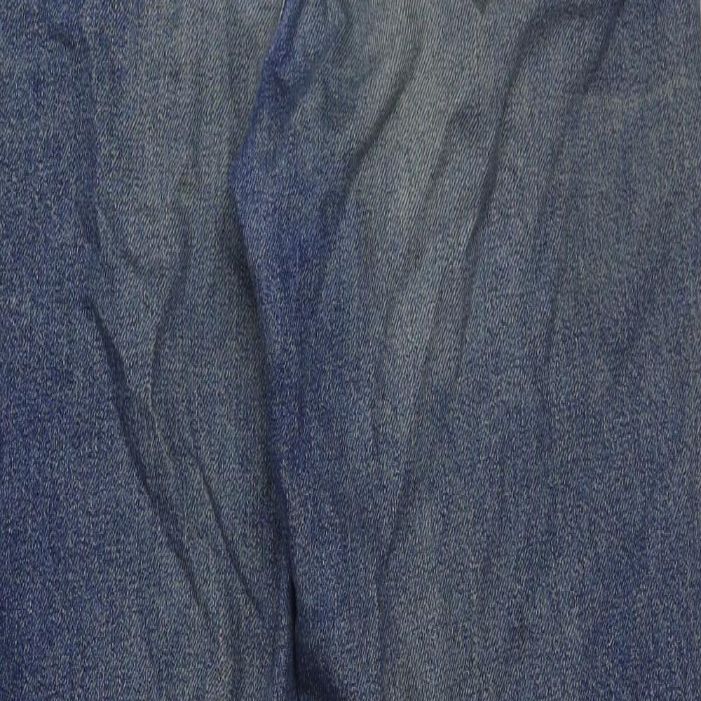 BDG Mens Blue Cotton Straight Jeans Size 26 in L30 in Regular Button