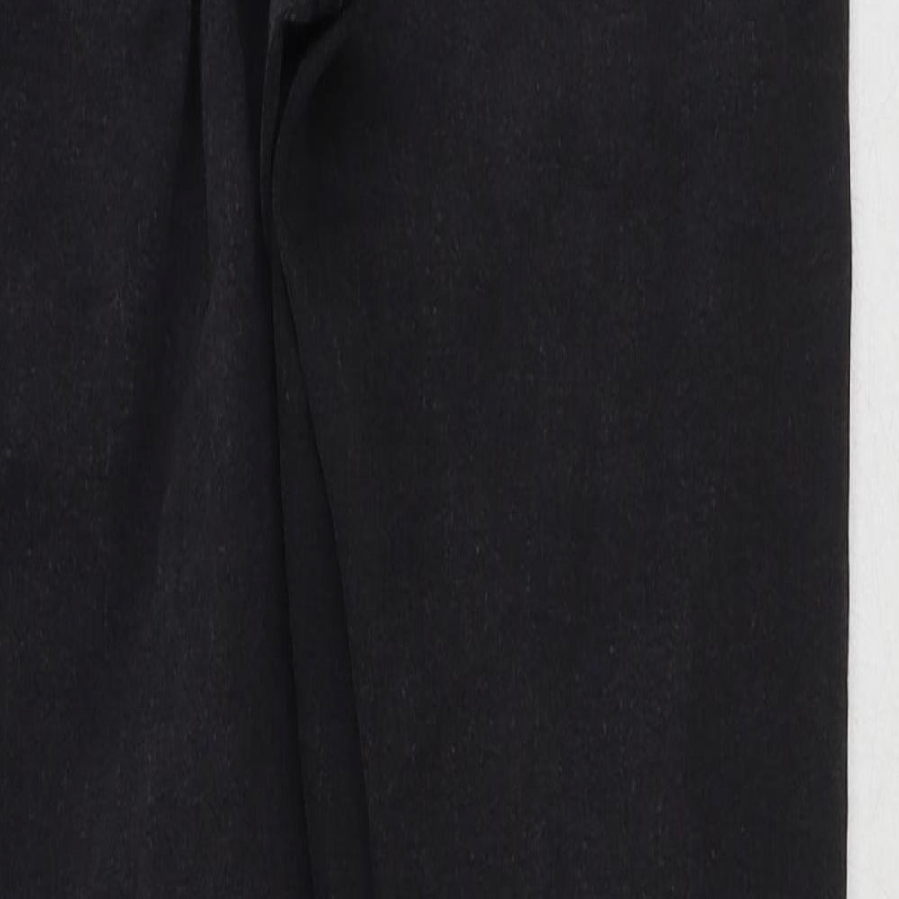 Denim & Co. Womens Black Cotton Skinny Jeans Size 12 L29 in Regular Button