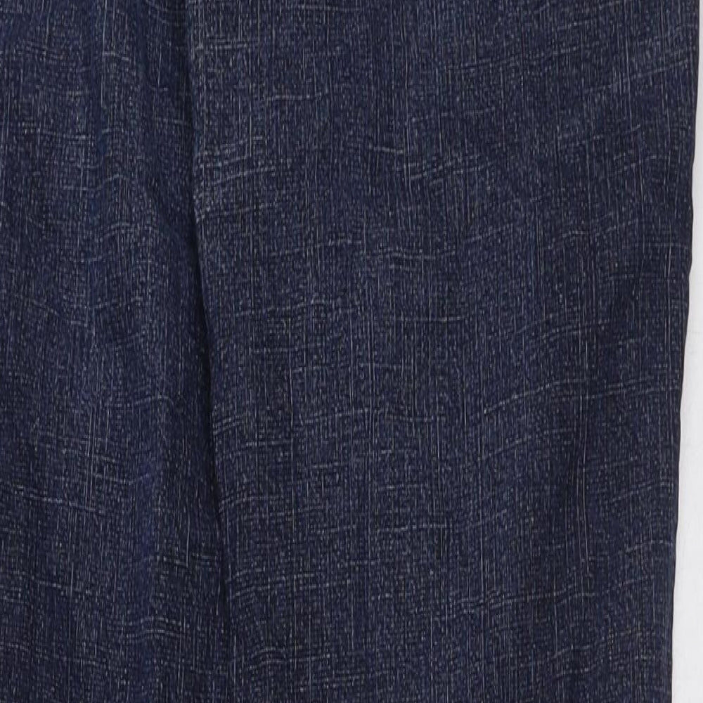 oops Womens Blue Cotton Straight Jeans Size 28 in L32 in Regular Button