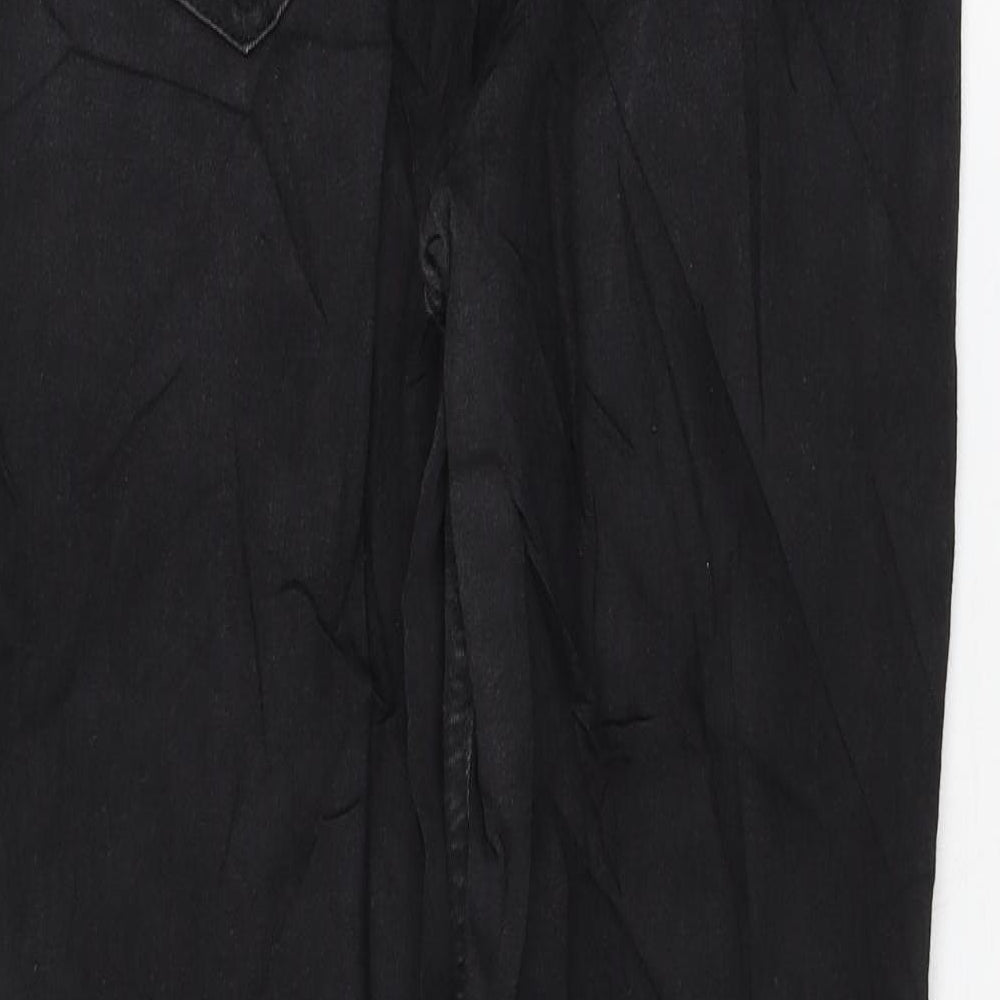 TU Womens Black Cotton Skinny Jeans Size 12 L30 in Regular