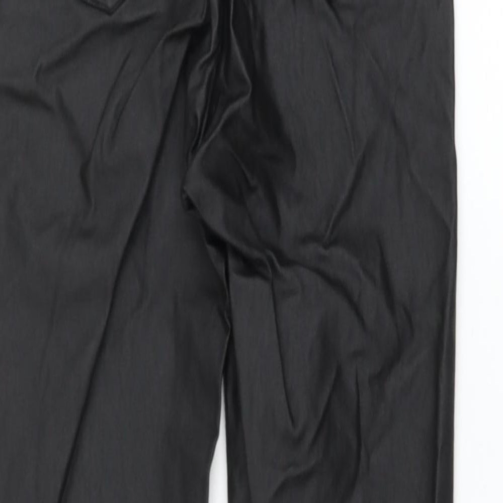 Gold SK Womens Black Cotton Jegging Trousers Size 10 L27 in Regular Zip