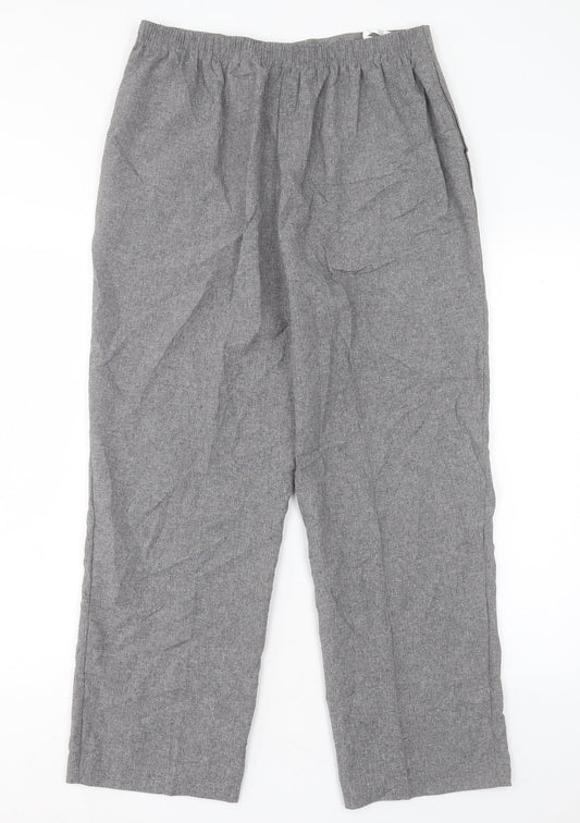 Womens UK Size 14 BHS Regular Fit Grey Trousers