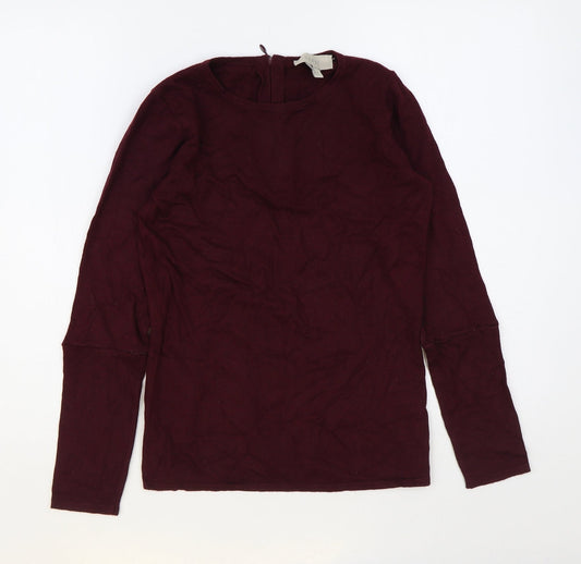 Womens UK Size 6 Coast Purple Pullover Jumper