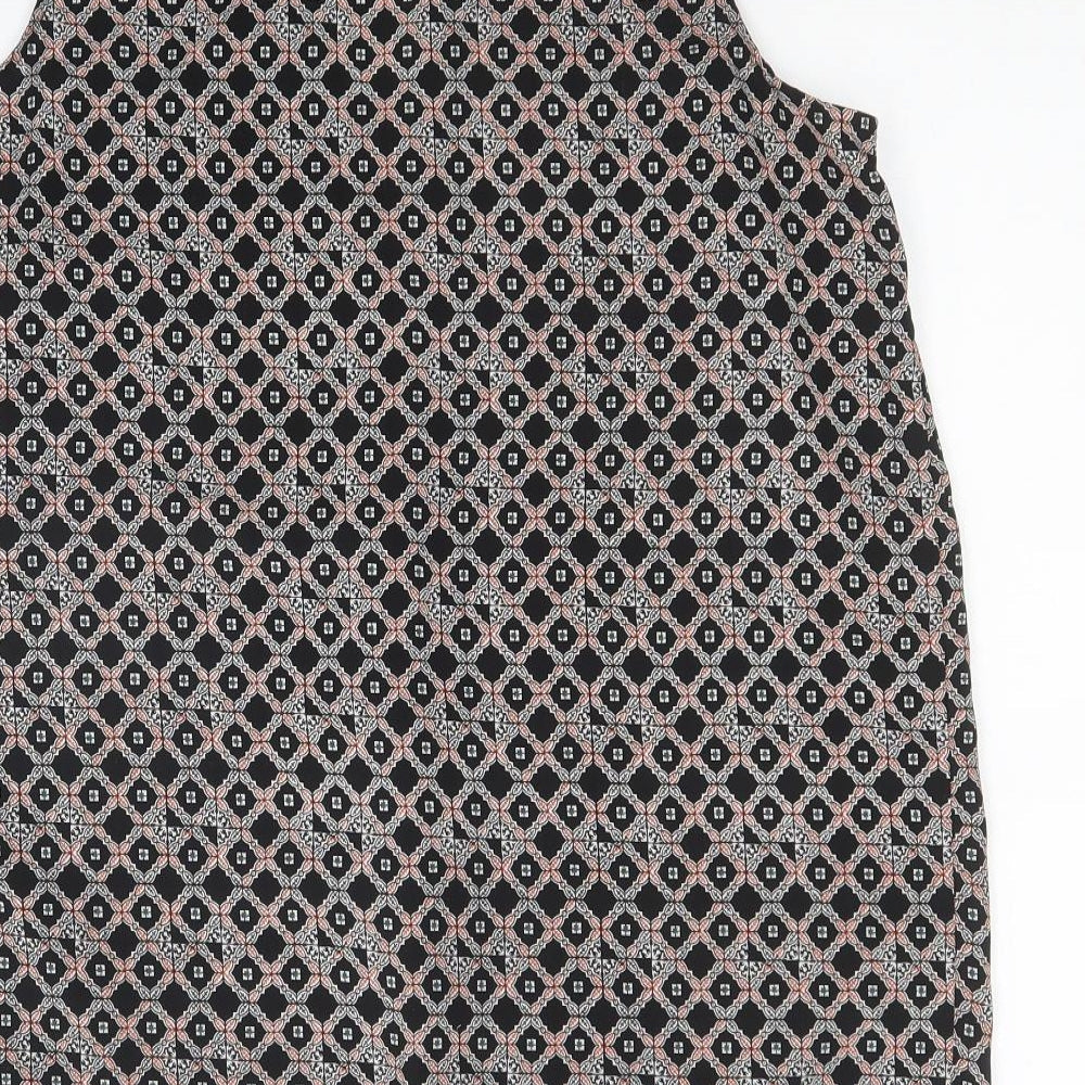 Womens UK Size 14 PEP&CO Black Basic Blouse
