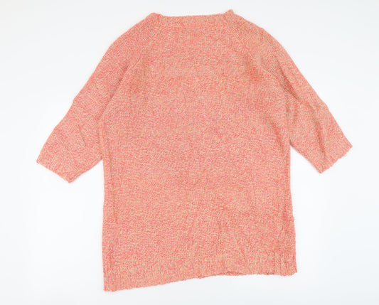 Womens UK Size S H&M Pink Tunic Jumper