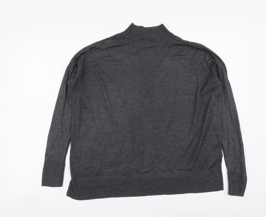 Womens UK Size 14 Dorothy Perkins Grey Pullover Jumper