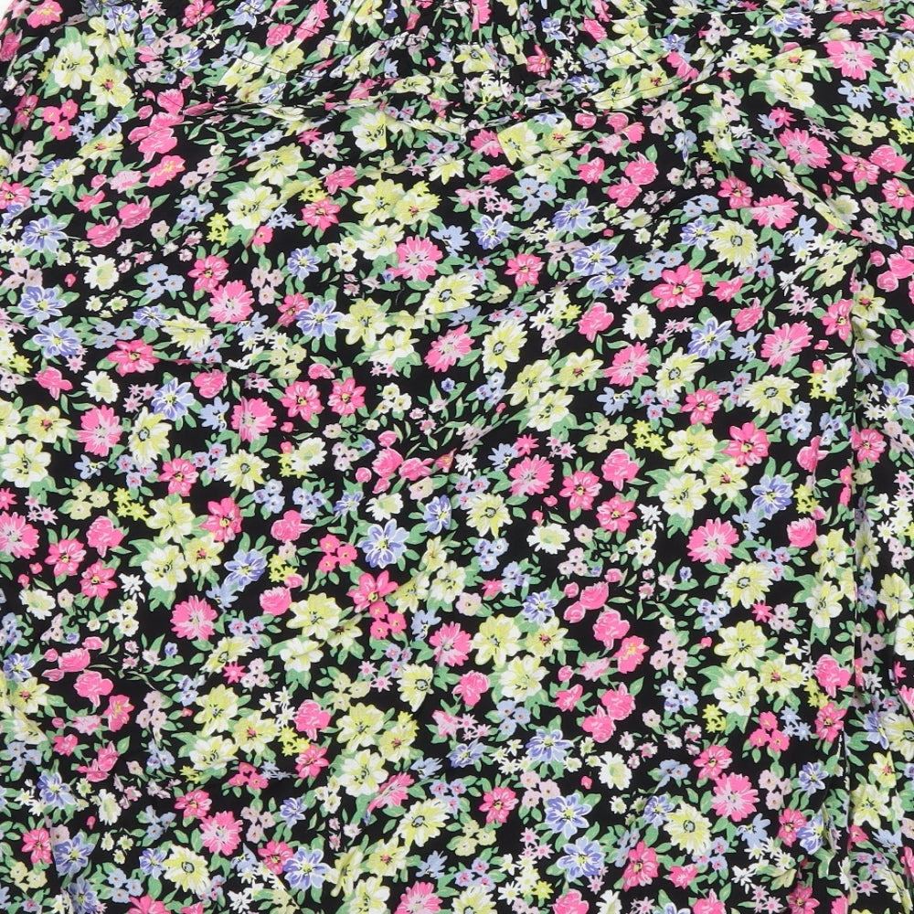 Womens UK Size 8 Marks and Spencer Multicoloured Basic Blouse