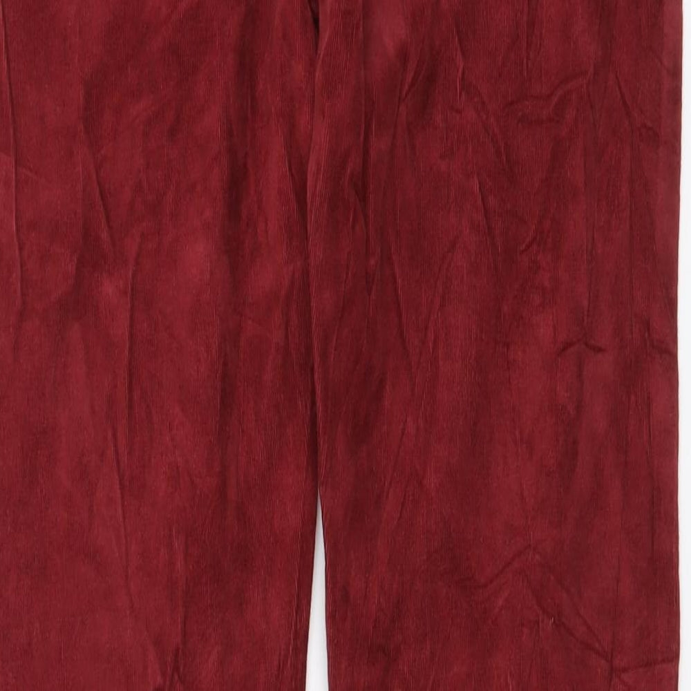 River Island Womens Red Cotton Skinny Jeans Size 8 L29 in Regular Button