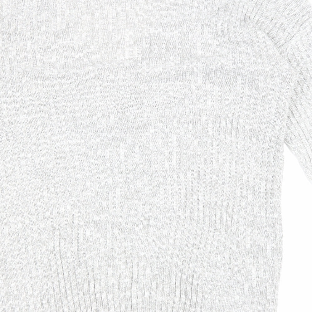 Womens UK Size 12 PEP&CO Grey Pullover Jumper