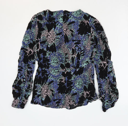 Womens UK Size 8 Marks and Spencer Multicoloured Basic Blouse