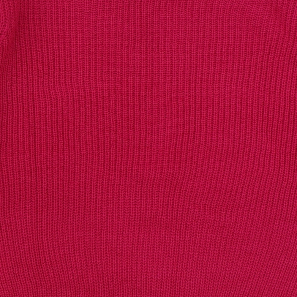 Womens UK Size S Tru Pink Pullover Jumper