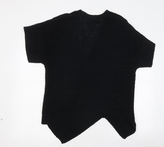 Womens UK Size M Moda Black Cardigan Jumper