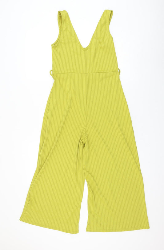 Select Womens Green Polyester Jumpsuit One-Piece Size 8 L20 in Pullover