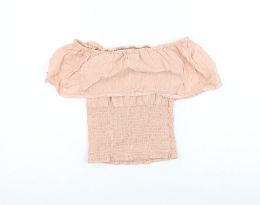 Womens UK Size 8 Very Pink Basic Blouse