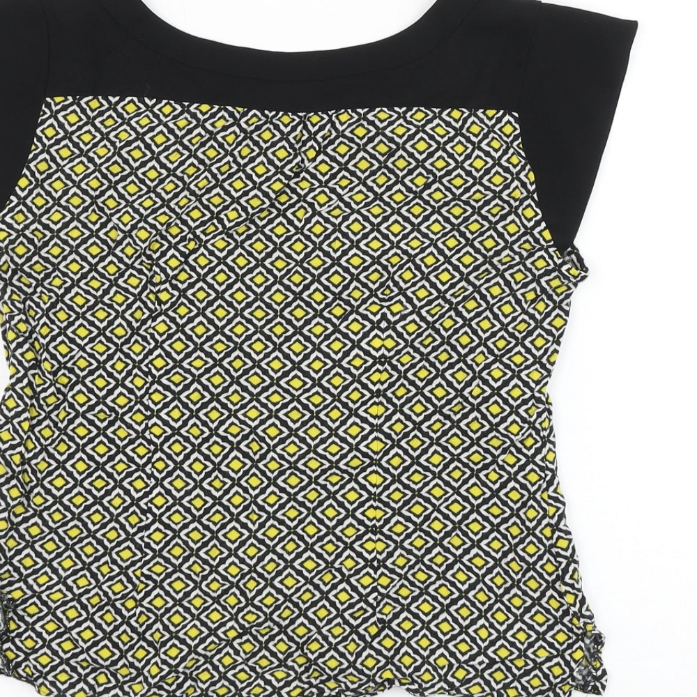 Womens UK Size 8 Dorothy Perkins Multicoloured Basic Blouse