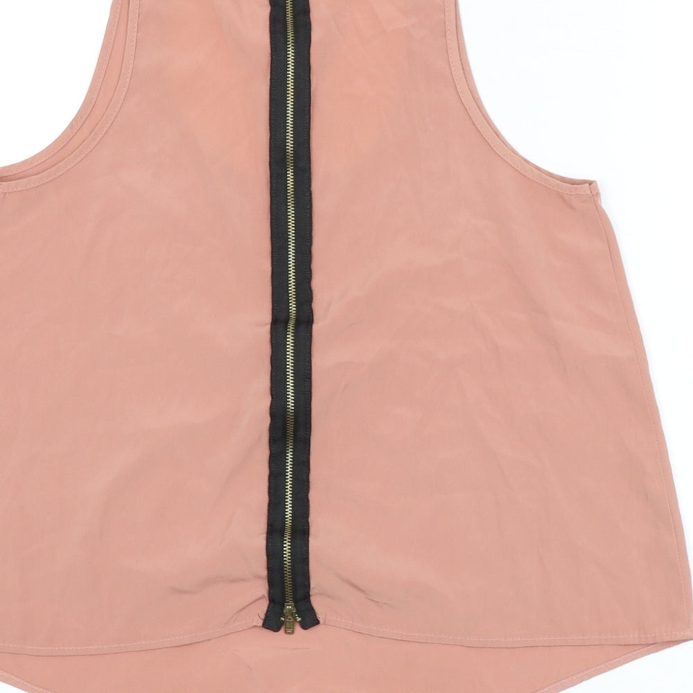 Womens UK Size 8 Topshop Pink Camisole Tank