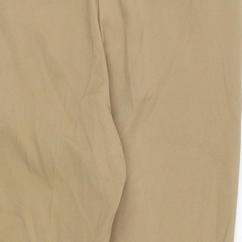 Womens UK Size 12 Marks and Spencer Regular Fit Carrot Brown Trousers