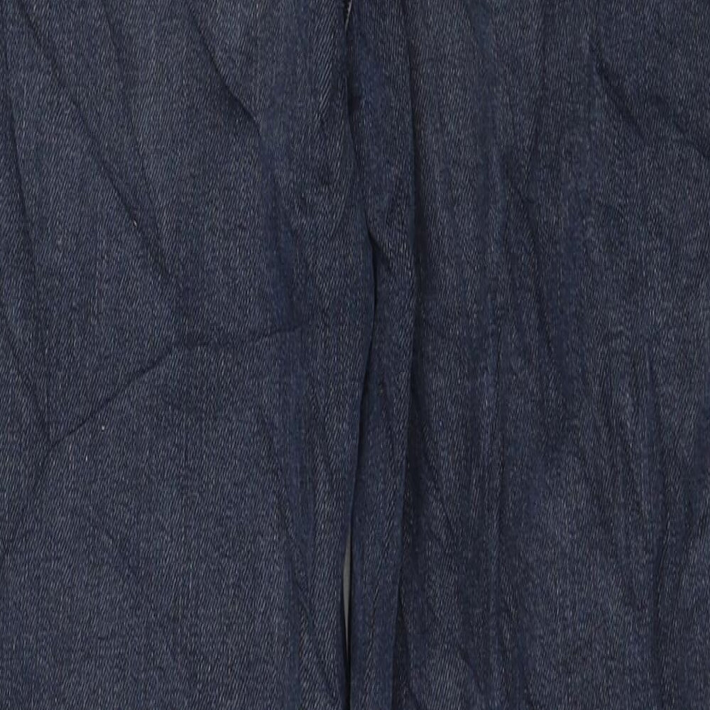 Womens UK Size 8 Marks and Spencer Regular Fit Mom Blue Jeans
