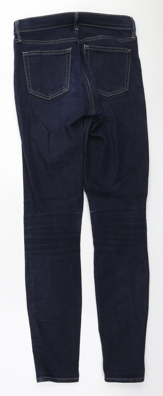 Gap Womens Blue Polyester Skinny Jeans Size 26 in L30 in Regular Zip