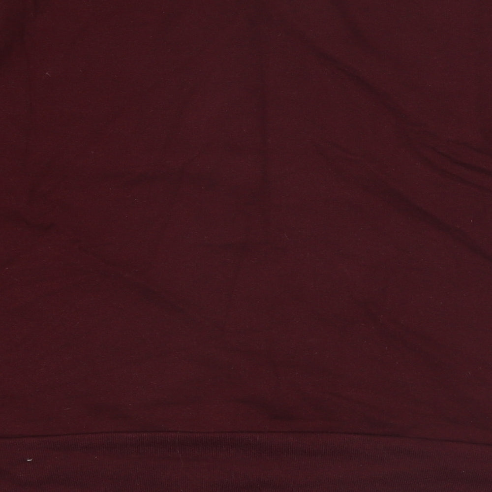 Gap Mens Red Round Neck Polyester Pullover Jumper Size L