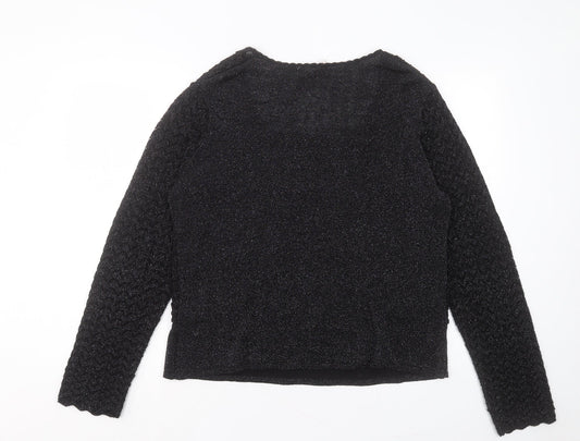 Womens UK Size L EWM Black Pullover Jumper