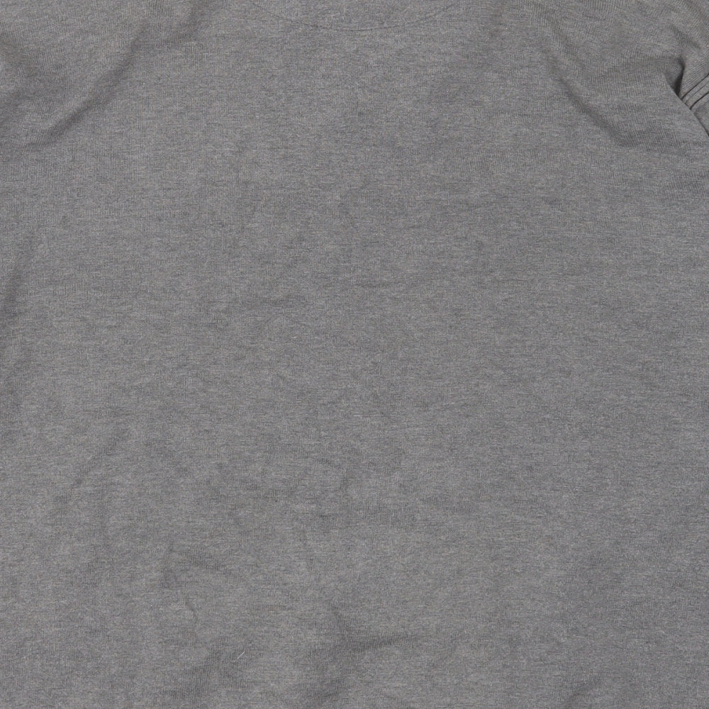 NEXT Mens Grey Collared Cotton Pullover Jumper Size XL