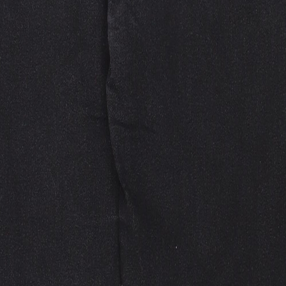 Select Womens Black Cotton Skinny Jeans Size 10 L27 in Regular Zip