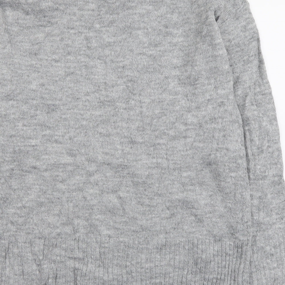 Womens UK Size 8 Dorothy Perkins Grey Pullover Jumper
